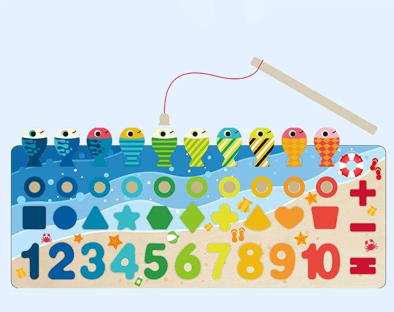 Montessori Geometrische Kognition Zählen Alphabet Lernspiel Kinder Mathe Entwicklung Spielzeug Für Kinder Frühes Lernspielzeug