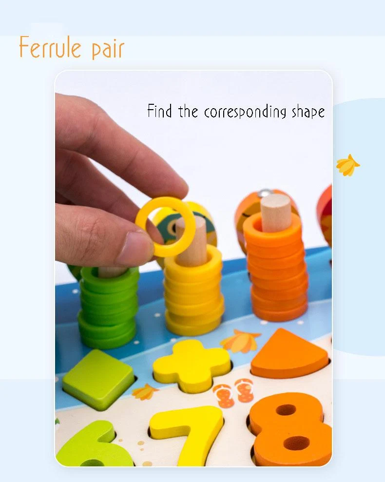 Montessori Geometrische Kognition Zählen Alphabet Lernspiel Kinder Mathe Entwicklung Spielzeug Für Kinder Frühes Lernspielzeug