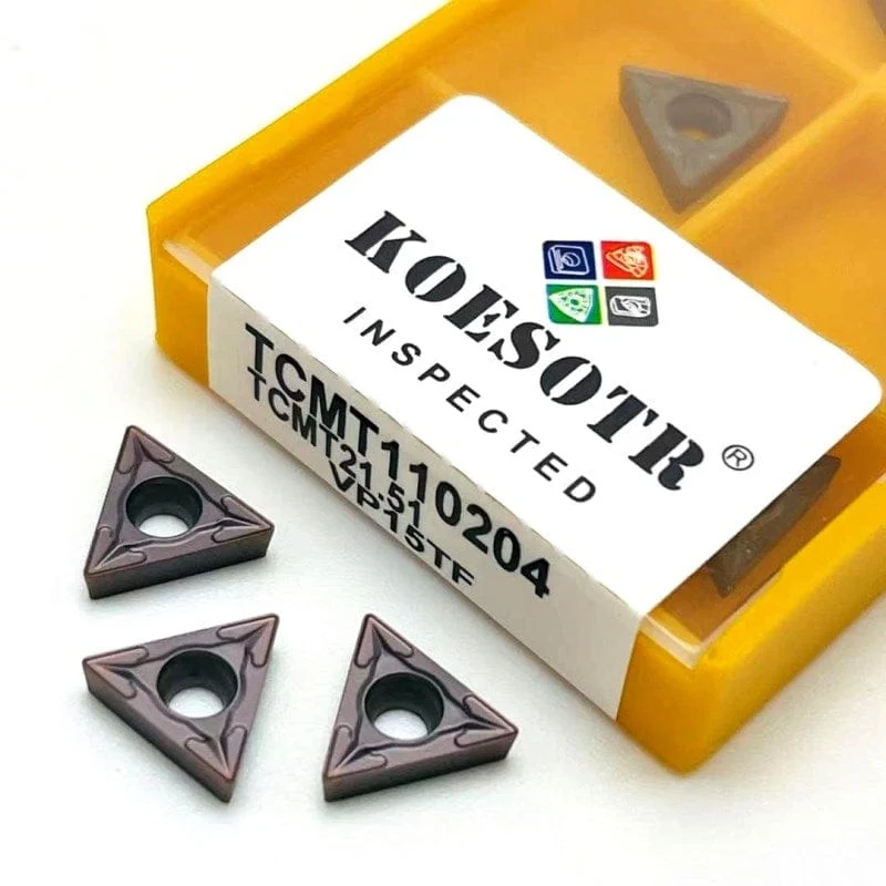 Hartmetalleinsatz TCMT110204 TCMT16T304 VP15TF UE6020 US735 Metalldrehwerkzeug Außendrehwerkzeuge TCMT 110204 Fräser