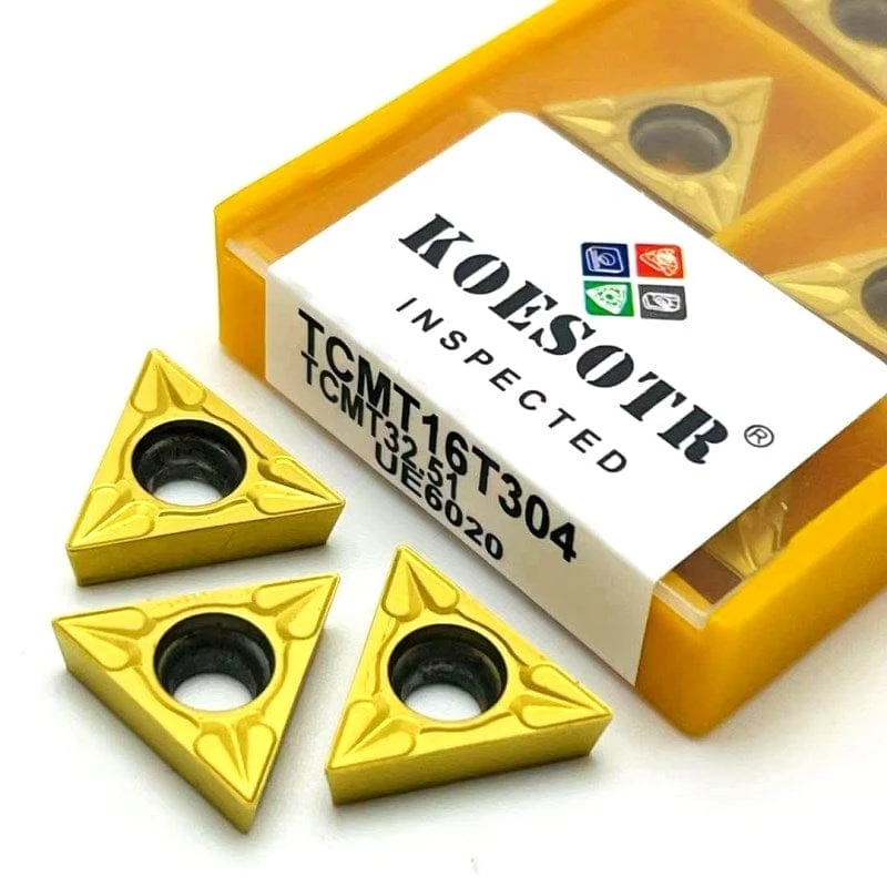 Hartmetalleinsatz TCMT110204 TCMT16T304 VP15TF UE6020 US735 Metalldrehwerkzeug Außendrehwerkzeuge TCMT 110204 Fräser