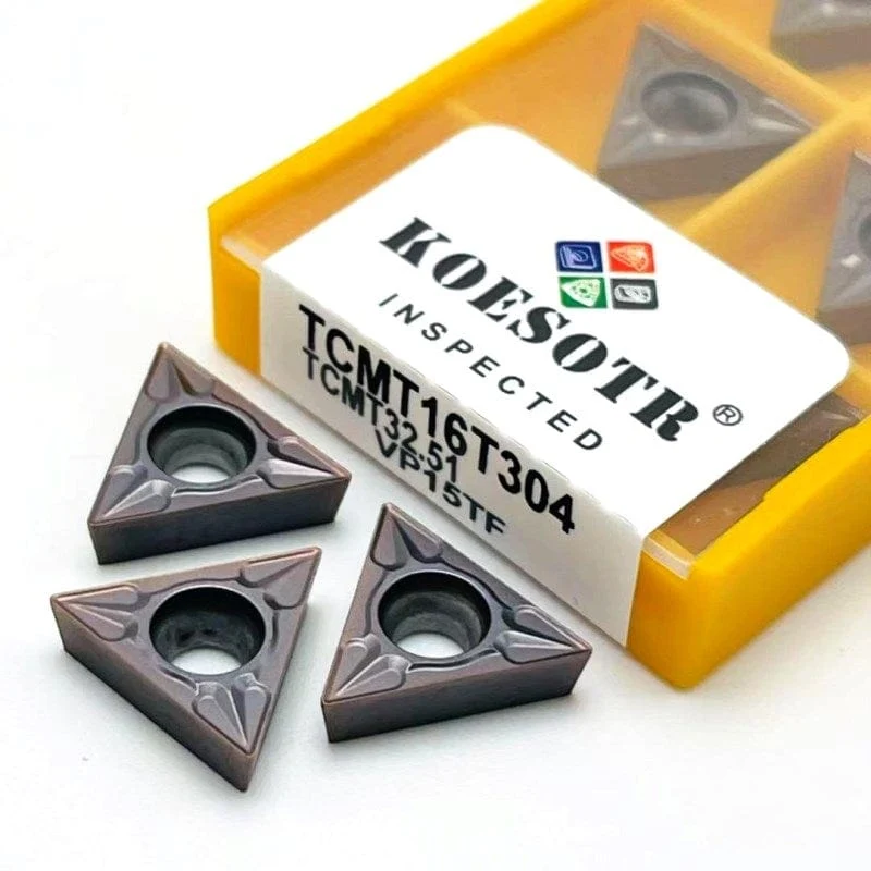 Hartmetalleinsatz TCMT110204 TCMT16T304 VP15TF UE6020 US735 Metalldrehwerkzeug Außendrehwerkzeuge TCMT 110204 Fräser
