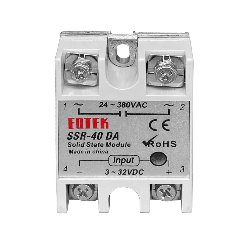 REX-C100 Digitaler PID-Temperaturregler, Thermostat, SSR-Ausgang + max. 40 A SSR-Relais + K-Thermoelement-Sonde, hohe Qualität