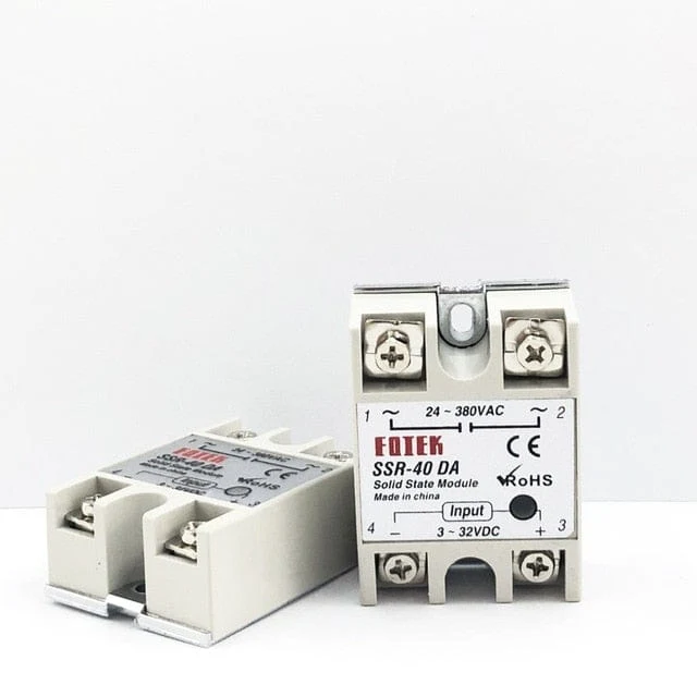 REX-C100 Digitaler PID-Temperaturregler, Thermostat, SSR-Ausgang + max. 40 A SSR-Relais + K-Thermoelement-Sonde, hohe Qualität