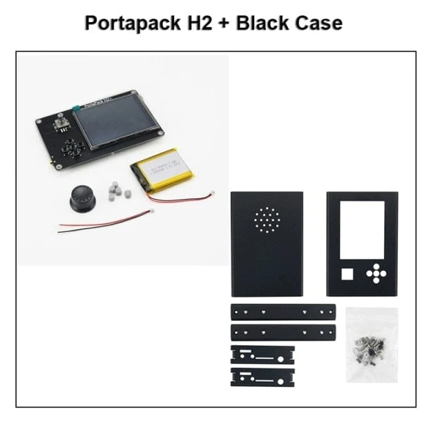 Mayhem Portapack H2 Hackrf One SDR Software Defined Radio 1MHz-6GHz Optional Metallgehäuse Antennen Kits DIY Schnellmontage