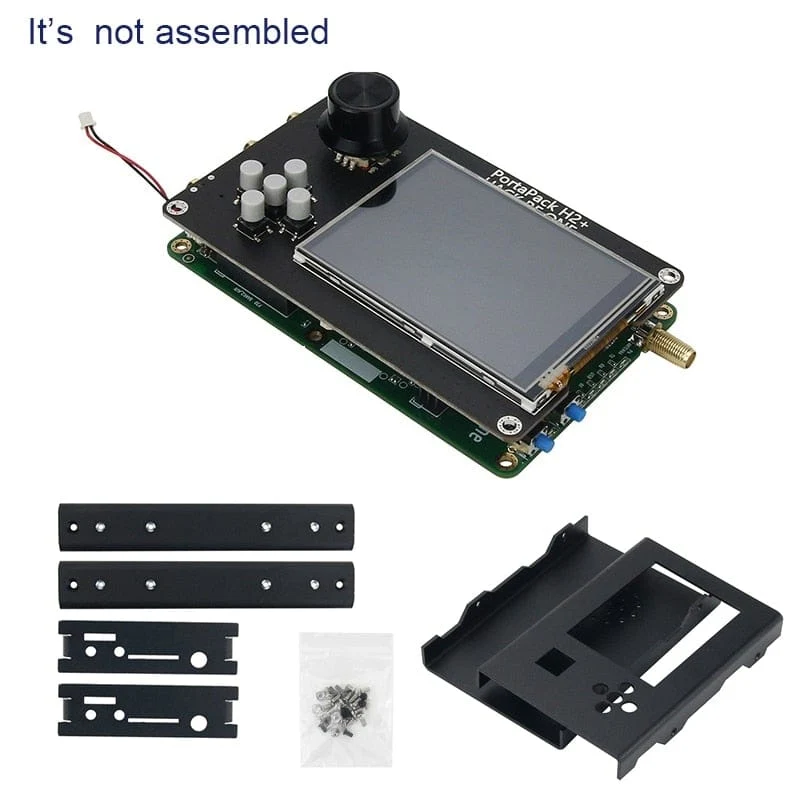 Mayhem Portapack H2 Hackrf One SDR Software Defined Radio 1MHz-6GHz Optional Metallgehäuse Antennen Kits DIY Schnellmontage