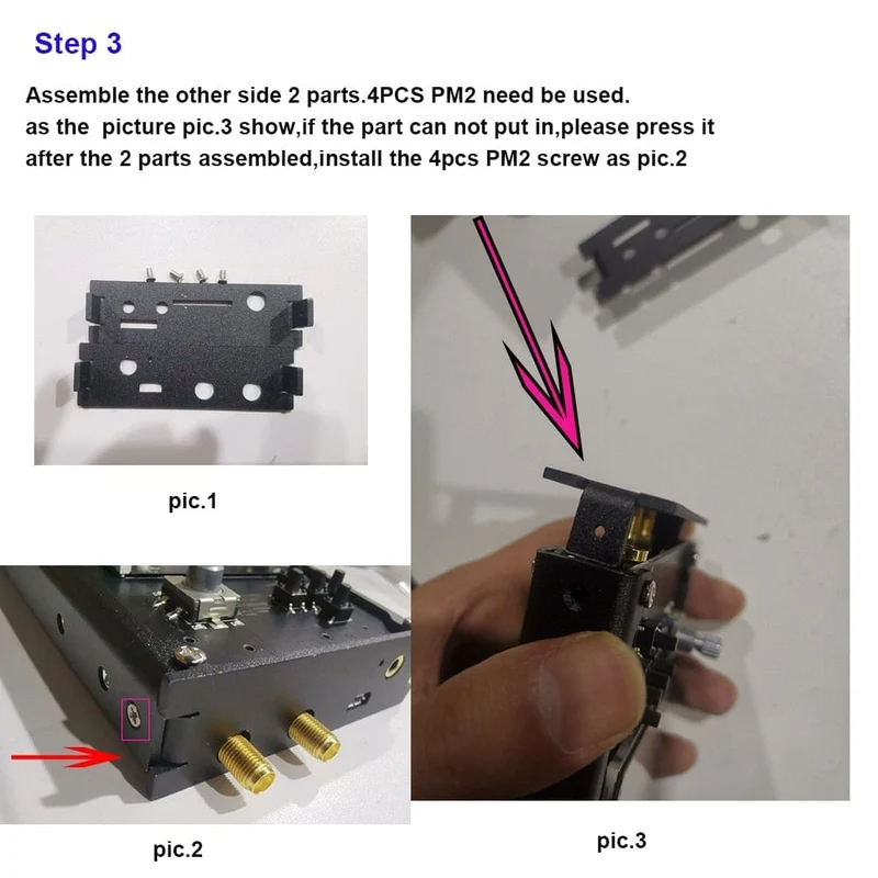 Mayhem Portapack H2 Hackrf One SDR Software Defined Radio 1MHz-6GHz Optional Metallgehäuse Antennen Kits DIY Schnellmontage