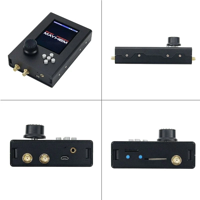 Mayhem Portapack H2 Hackrf One SDR Software Defined Radio 1MHz-6GHz Optional Metallgehäuse Antennen Kits DIY Schnellmontage