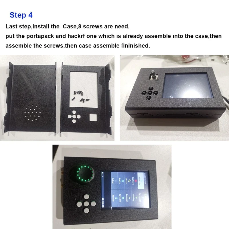 Mayhem Portapack H2 Hackrf One SDR Software Defined Radio 1MHz-6GHz Optional Metallgehäuse Antennen Kits DIY Schnellmontage