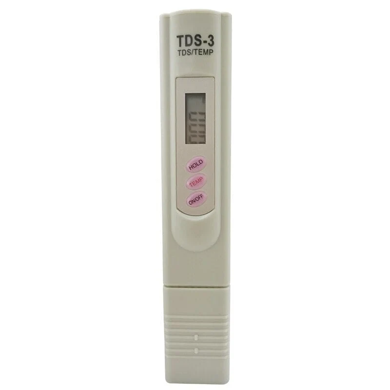 2-in-1 PPM Wasser TDS Messgerät Tester Trinkwasser Qualität Analysator Monitor Filter Schnelltest Aquarium Hydroponik Pools PPM TDS-3