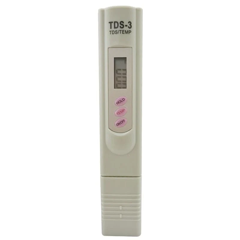 2-in-1 PPM Wasser TDS Messgerät Tester Trinkwasser Qualität Analysator Monitor Filter Schnelltest Aquarium Hydroponik Pools PPM TDS-3