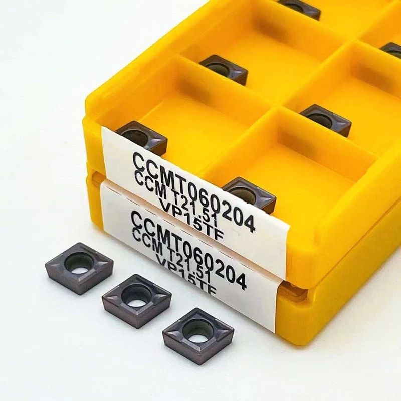 10 STÜCKE CCMT060204 VP15TF UE6020 US735 interne fräser CCMT 060204 hartmetall CNC einfügen drehmaschine fräser drehen einfügen