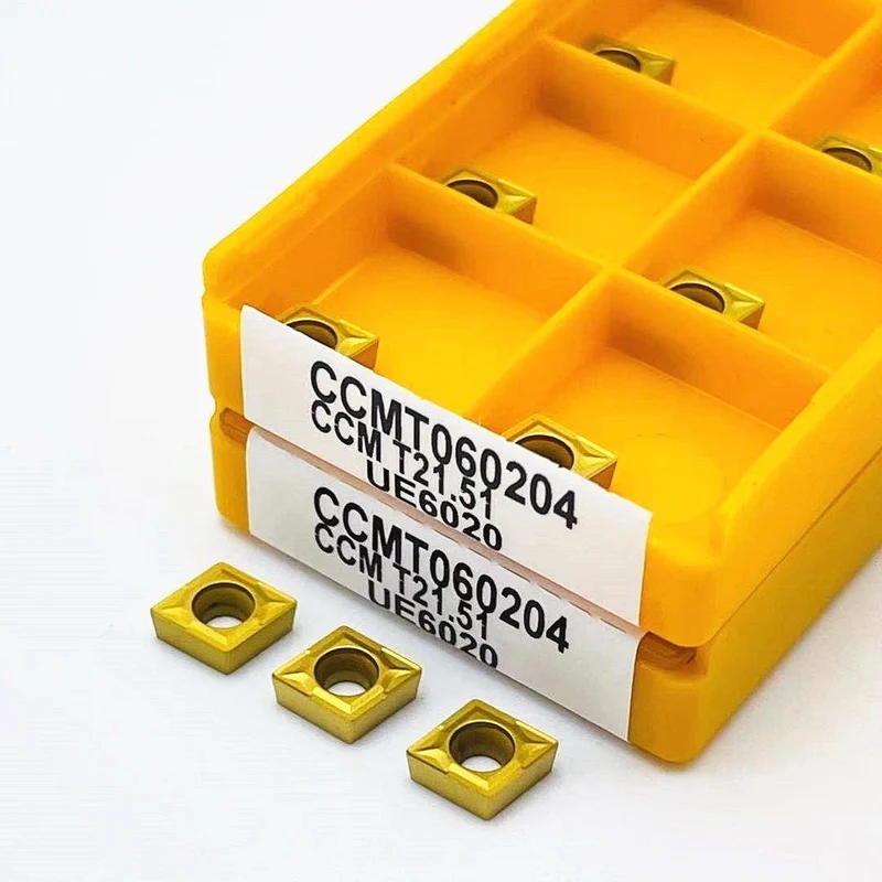 10 STÜCKE CCMT060204 VP15TF UE6020 US735 interne fräser CCMT 060204 hartmetall CNC einfügen drehmaschine fräser drehen einfügen