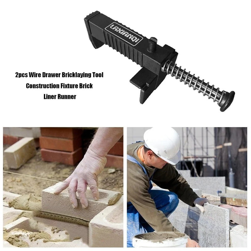 2 stücke Maurer Bau Werkzeug Liner Wand Builder Gebäude Draht Rahmen Ziegel Liner Runner Draht Schublade Fixer Leuchte Gebäude