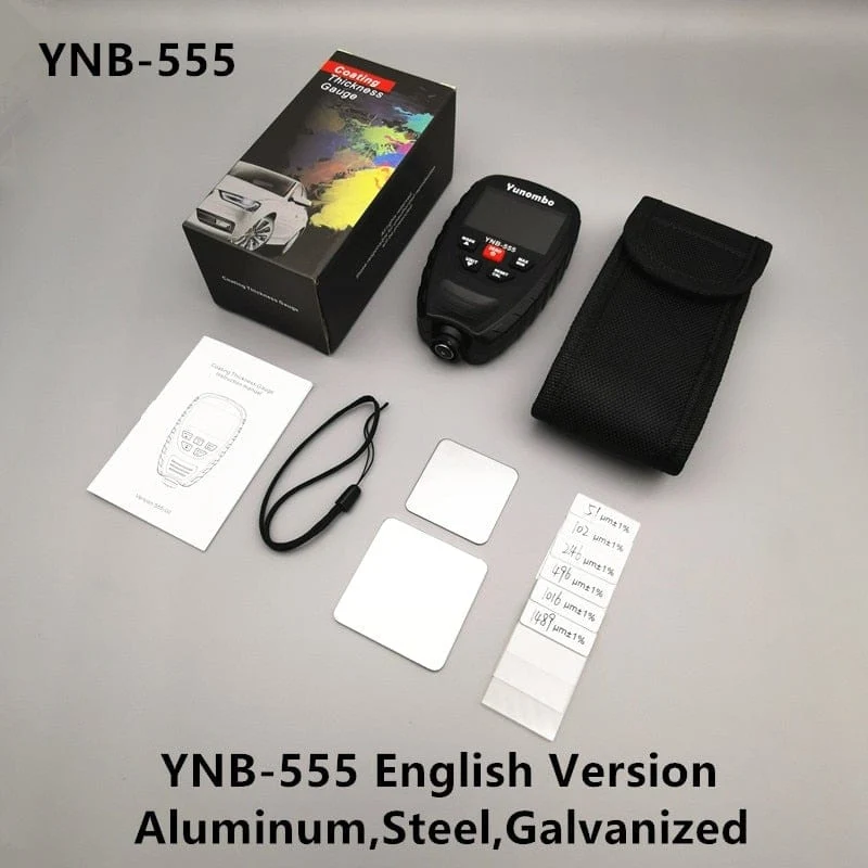 2021 neue Version Yunombo YNB-555/YNB-555R Film Dicke Meter Auto Verzinktem Lack Dicke Gauge Beschichtung Dicke Gauge
