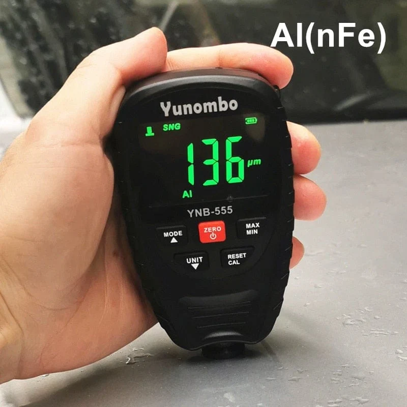 2021 neue Version Yunombo YNB-555/YNB-555R Film Dicke Meter Auto Verzinktem Lack Dicke Gauge Beschichtung Dicke Gauge
