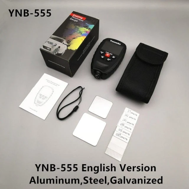 2021 neue Version Yunombo YNB-555/YNB-555R Film Dicke Meter Auto Verzinktem Lack Dicke Gauge Beschichtung Dicke Gauge