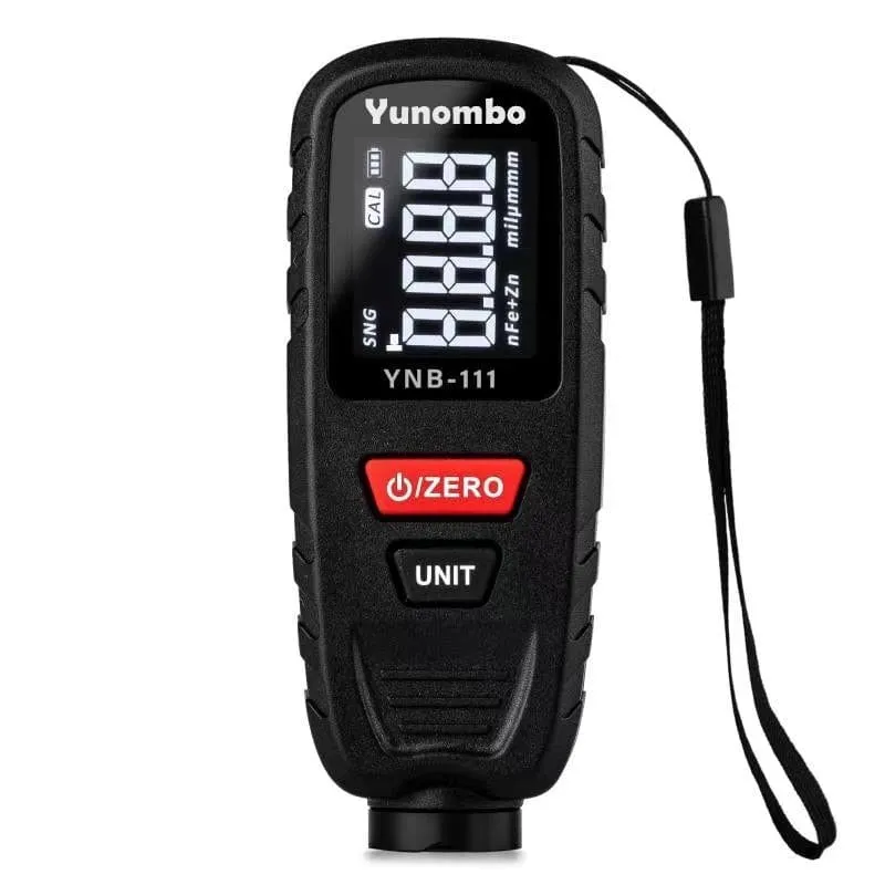 2021 New Yunombo YNB-110/YNB-111 Mini Auto Lackdickenmessgerät Schichtdickenmessgerät Filmdickenprüfer Fe nFe Fe + Zn