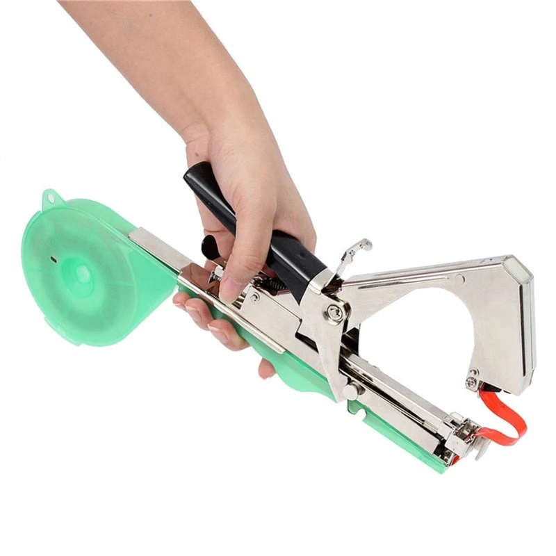 ALLOME Bindemaschine Pflanze Gartenpflanze Tapetool Tapener 10 Rollen Klebeband-Set für Gemüse, Trauben, Tomaten, Gurken, Pfefferblumen