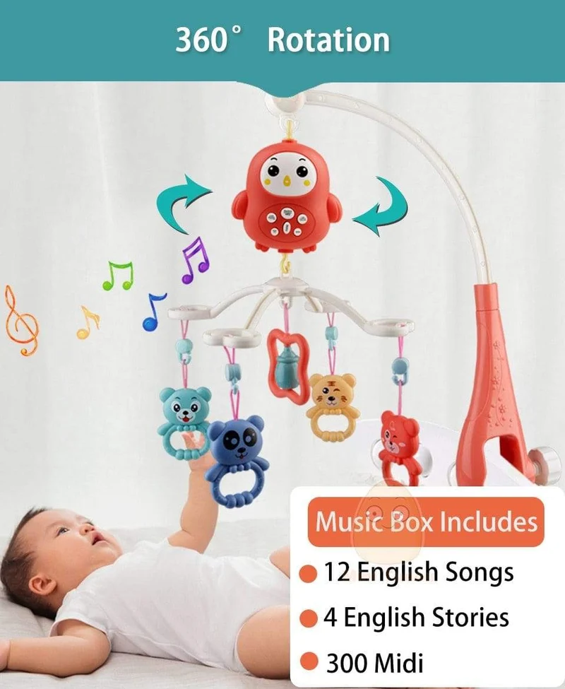 Baby Mobile Rasseln Spielzeug 0-12 Monate Für Baby Neugeborenen Krippe Bett Glocke Kleinkind Rasseln Karussell Für Kinderbetten kinder Musical Spielzeug Geschenk