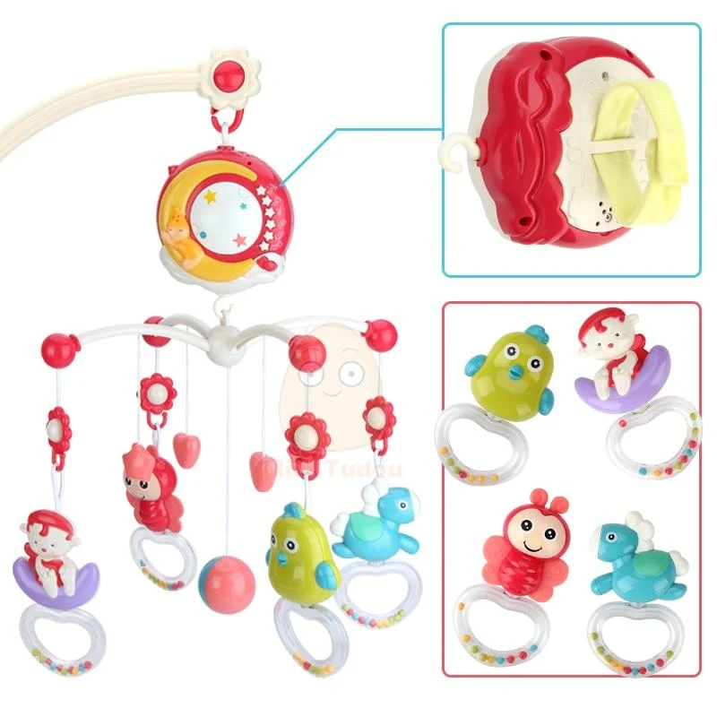 Baby Mobile Rasseln Spielzeug 0-12 Monate Für Baby Neugeborenen Krippe Bett Glocke Kleinkind Rasseln Karussell Für Kinderbetten kinder Musical Spielzeug Geschenk