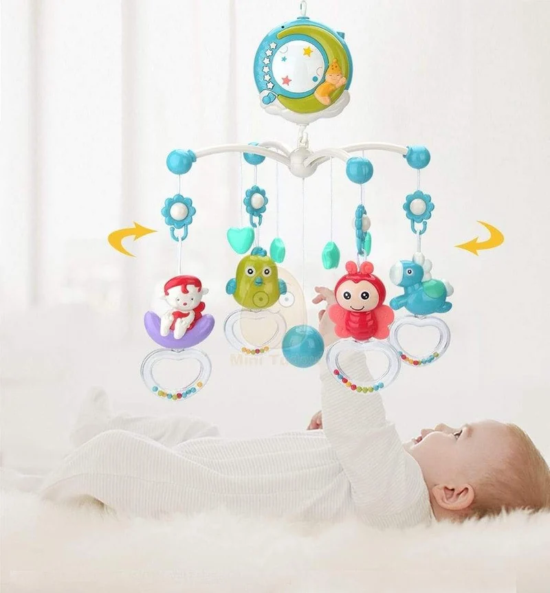 Baby Mobile Rasseln Spielzeug 0-12 Monate Für Baby Neugeborenen Krippe Bett Glocke Kleinkind Rasseln Karussell Für Kinderbetten kinder Musical Spielzeug Geschenk
