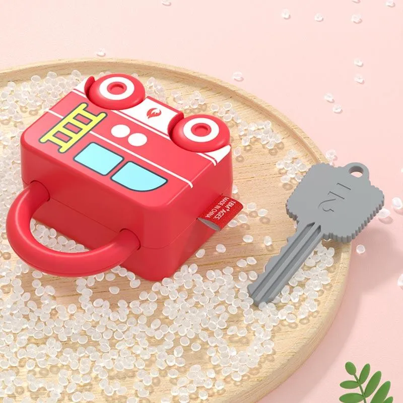 Kinder Montessori Spielzeug für Babys 1 bis 2 3 Jahre Lernspielzeug Schlösser Schlüssel Match Set Frühes Lernspiel Juguetes Bebes