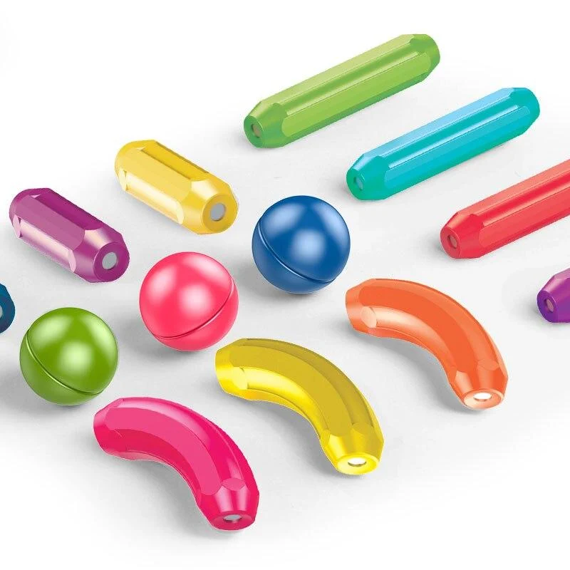 Baby Magnetische Bausteine ​​Kugeln Konstruktor Magnet Sticks Blöcke Set Montessori Spielzeug für Junge Mädchen Geburtstag Geschenk 2 bis 4 Jahre