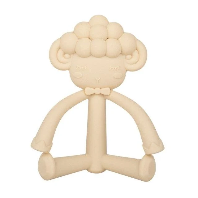 1Pcs Baby Zahnen Spielzeug Nette Cartoon Zähne Beißen Spielzeug Food Grade Silikon Säuglings Liefert Beißring Halter Baby Schnuller Beißringe