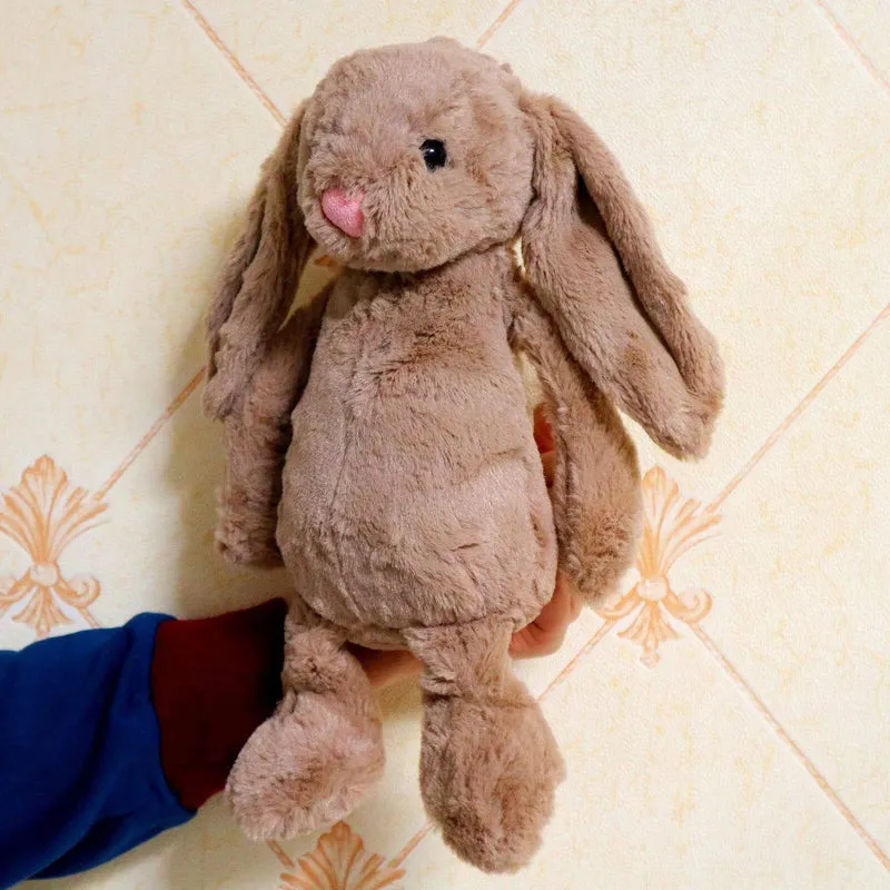30cm Gefüllte Langohrkaninchen Weiche Plüschtiere Schlafender Niedlicher Häschen Cartoon Tierpuppen Kinder Baby Geburtstagsgeschenk