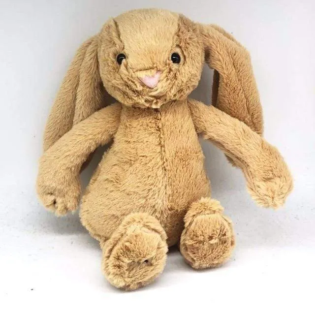 30cm Gefüllte Langohrkaninchen Weiche Plüschtiere Schlafender Niedlicher Häschen Cartoon Tierpuppen Kinder Baby Geburtstagsgeschenk