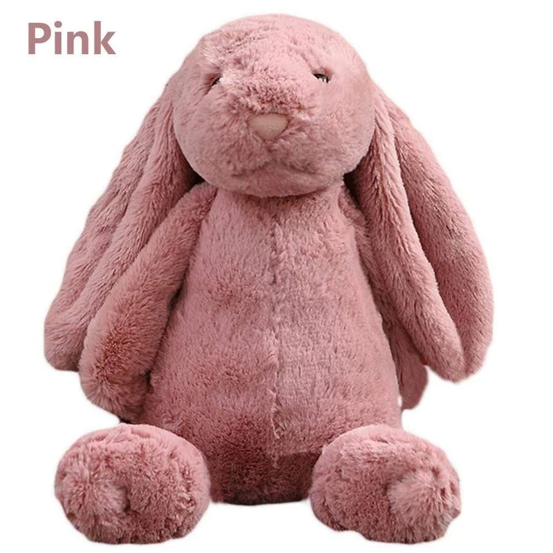 30cm Gefüllte Langohrkaninchen Weiche Plüschtiere Schlafender Niedlicher Häschen Cartoon Tierpuppen Kinder Baby Geburtstagsgeschenk
