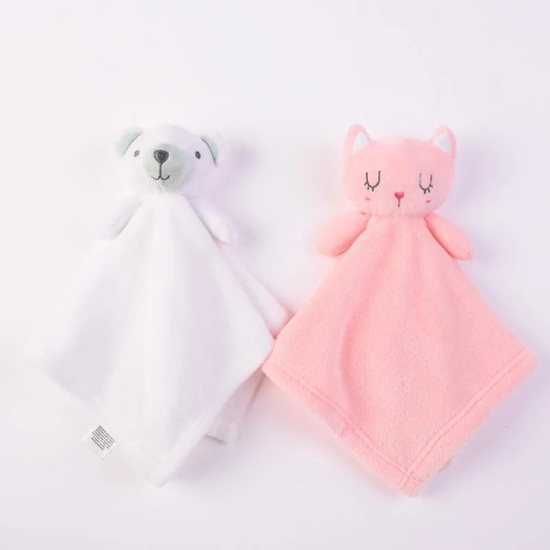Baby Plüsch Spielzeug Cartoon Bär Bunny Beruhigen Beschwichtigen Handtuch Beschwichtigen Puppe Für Neugeborene Weiche Tröstlich Handtuch Schlafen Spielzeug Geschenk