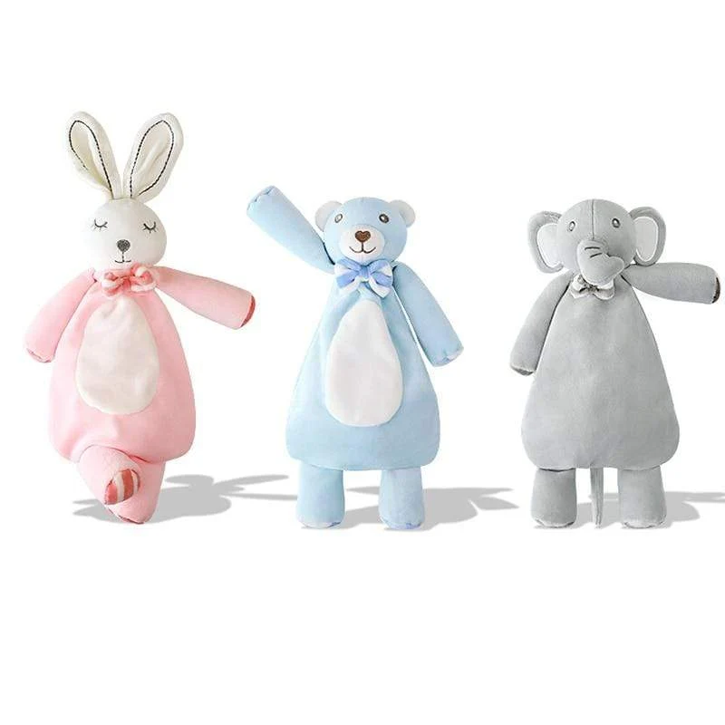 Baby Plüsch Spielzeug Cartoon Bär Bunny Beruhigen Beschwichtigen Handtuch Beschwichtigen Puppe Für Neugeborene Weiche Tröstlich Handtuch Schlafen Spielzeug Geschenk
