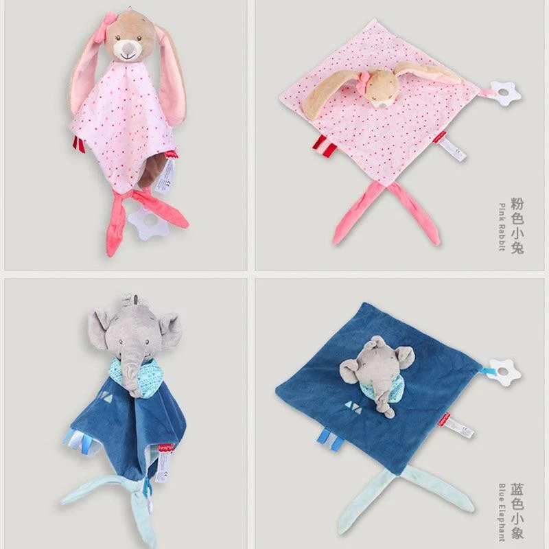 Baby Plüsch Spielzeug Cartoon Bär Bunny Beruhigen Beschwichtigen Handtuch Beschwichtigen Puppe Für Neugeborene Weiche Tröstlich Handtuch Schlafen Spielzeug Geschenk