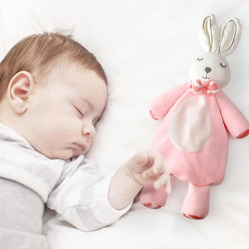 Baby Plüsch Spielzeug Cartoon Bär Bunny Beruhigen Beschwichtigen Handtuch Beschwichtigen Puppe Für Neugeborene Weiche Tröstlich Handtuch Schlafen Spielzeug Geschenk