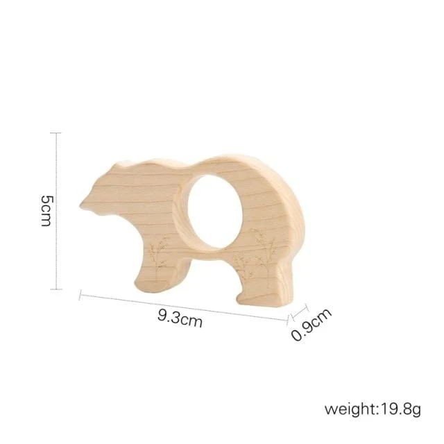 Holzblöcke im nordischen Stil, Baby-Montessori-Lernspielzeug für Kinder, kreatives Tier-Puzzle, Stapelspielzeug, Konstruktorblöcke