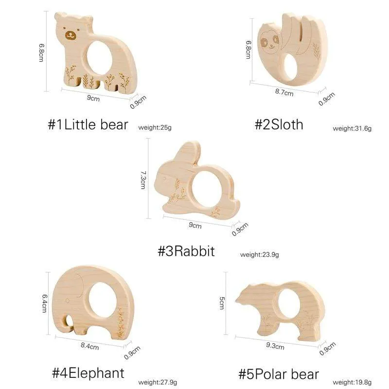 Holzblöcke im nordischen Stil, Baby-Montessori-Lernspielzeug für Kinder, kreatives Tier-Puzzle, Stapelspielzeug, Konstruktorblöcke