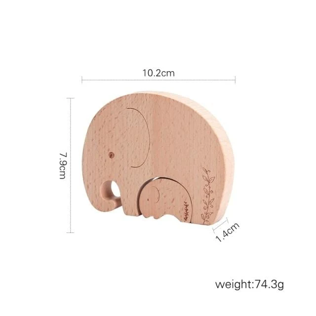 Holzblöcke im nordischen Stil, Baby-Montessori-Lernspielzeug für Kinder, kreatives Tier-Puzzle, Stapelspielzeug, Konstruktorblöcke