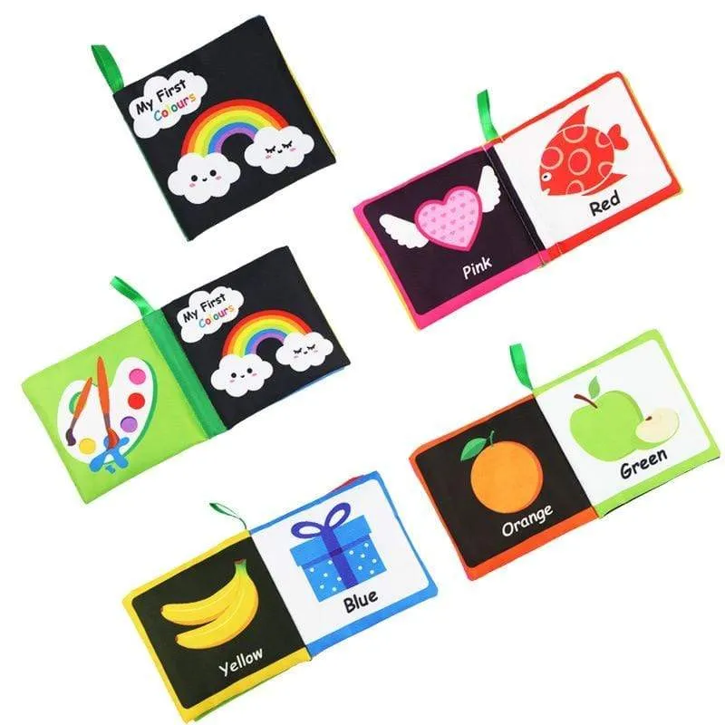 Rund um Multi-Touch-Lernspielzeug für Kleinkinder, doppelt, bunt, Neugeborenenbett, Stoßstange, Krippenspielzeug, frühes Lernen, Babyspielzeug, 0–12 Monate