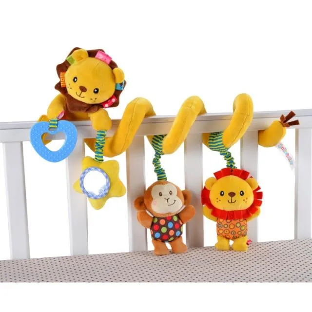 Rund um Multi-Touch-Lernspielzeug für Kleinkinder, doppelt, bunt, Neugeborenenbett, Stoßstange, Krippenspielzeug, frühes Lernen, Babyspielzeug, 0–12 Monate