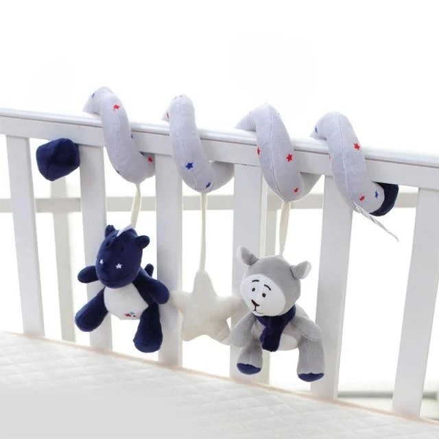 Rund um Multi-Touch-Lernspielzeug für Kleinkinder, doppelt, bunt, Neugeborenenbett, Stoßstange, Krippenspielzeug, frühes Lernen, Babyspielzeug, 0–12 Monate