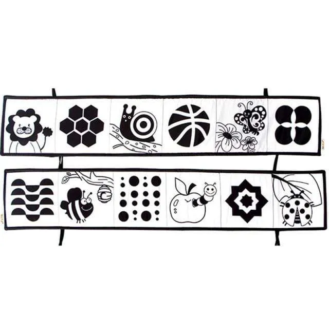 Rund um Multi-Touch-Lernspielzeug für Kleinkinder, doppelt, bunt, Neugeborenenbett, Stoßstange, Krippenspielzeug, frühes Lernen, Babyspielzeug, 0–12 Monate