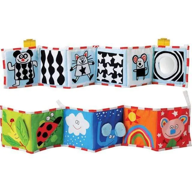 Rund um Multi-Touch-Lernspielzeug für Kleinkinder, doppelt, bunt, Neugeborenenbett, Stoßstange, Krippenspielzeug, frühes Lernen, Babyspielzeug, 0–12 Monate