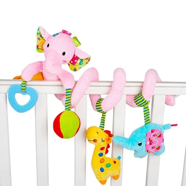 Rund um Multi-Touch-Lernspielzeug für Kleinkinder, doppelt, bunt, Neugeborenenbett, Stoßstange, Krippenspielzeug, frühes Lernen, Babyspielzeug, 0–12 Monate
