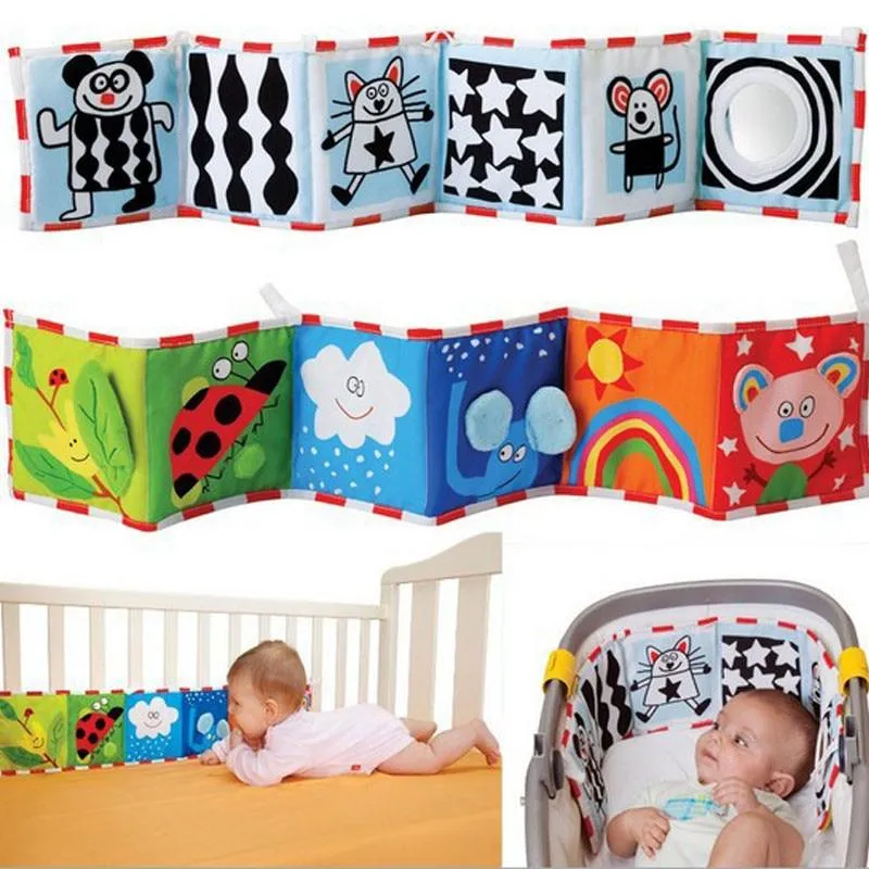 Rund um Multi-Touch-Lernspielzeug für Kleinkinder, doppelt, bunt, Neugeborenenbett, Stoßstange, Krippenspielzeug, frühes Lernen, Babyspielzeug, 0–12 Monate