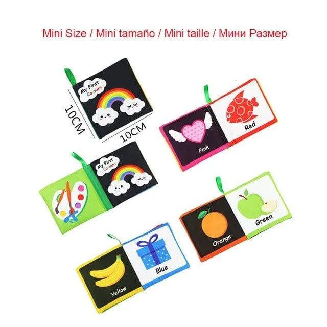 Rund um Multi-Touch-Lernspielzeug für Kleinkinder, doppelt, bunt, Neugeborenenbett, Stoßstange, Krippenspielzeug, frühes Lernen, Babyspielzeug, 0–12 Monate