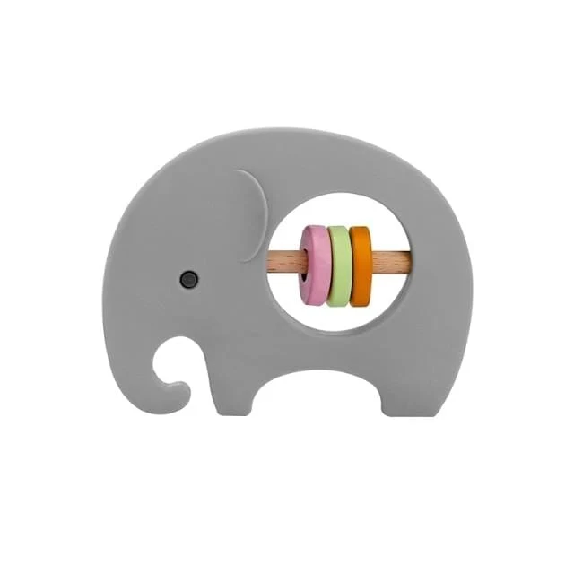 1PCS Baby Silikon Rassel Koala Spielzeug Baby Beißring Spielen Gym Montessori Lebensmittel Grade Kinderwagen Bett Glocke Schnuller Pädagogisches Baby ite