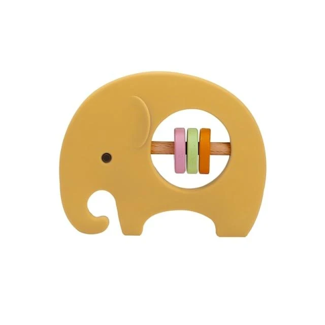 1PCS Baby Silikon Rassel Koala Spielzeug Baby Beißring Spielen Gym Montessori Lebensmittel Grade Kinderwagen Bett Glocke Schnuller Pädagogisches Baby ite