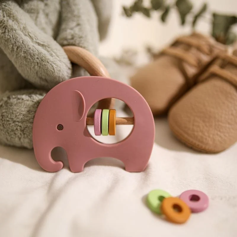 1PCS Baby Silikon Rassel Koala Spielzeug Baby Beißring Spielen Gym Montessori Lebensmittel Grade Kinderwagen Bett Glocke Schnuller Pädagogisches Baby ite