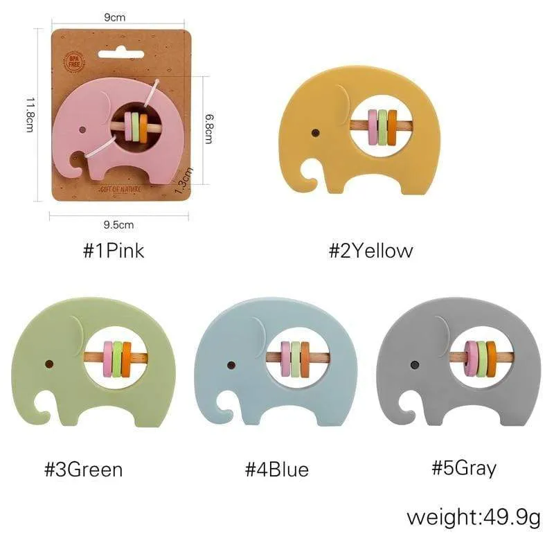 1PCS Baby Silikon Rassel Koala Spielzeug Baby Beißring Spielen Gym Montessori Lebensmittel Grade Kinderwagen Bett Glocke Schnuller Pädagogisches Baby ite